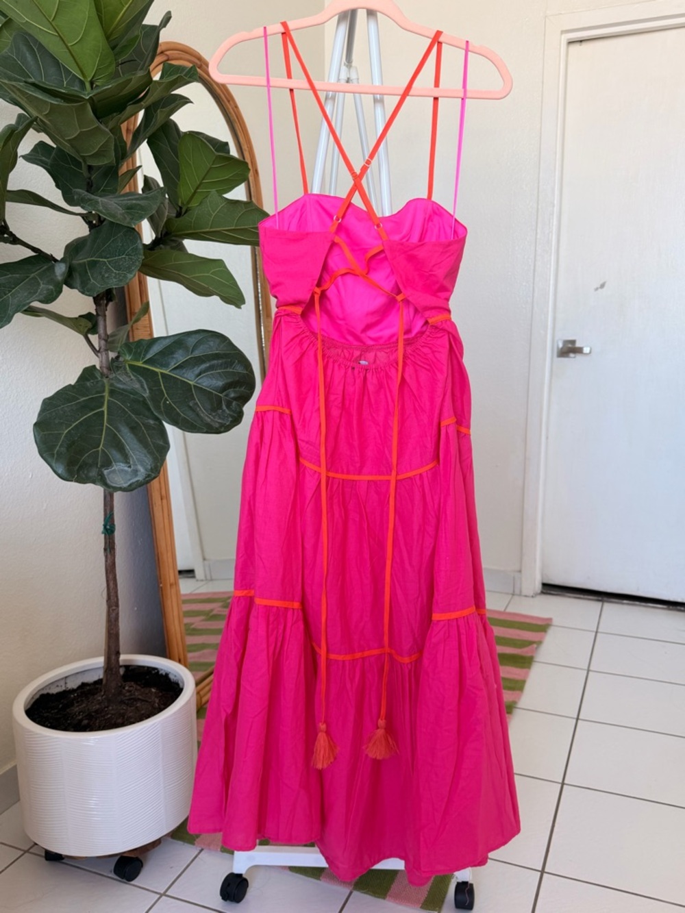 Pink Maxi Dress Aakaa - Picture 5 of 14